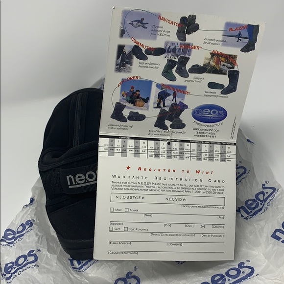 N.E.O.S performance overshoe. Small, black, new - Picture 4 of 13